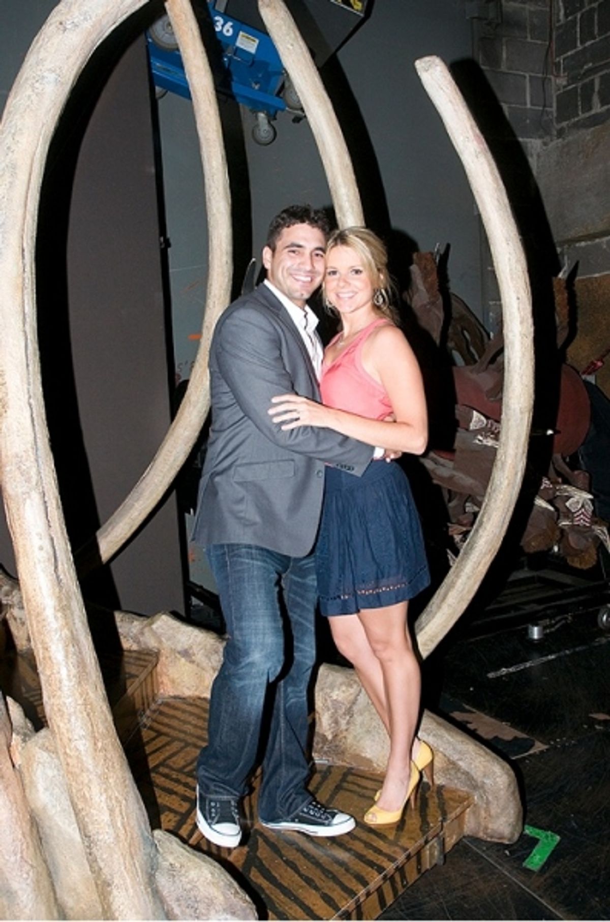 Ali Fedotowsky and fiancÃ'Â© Roberto Martine at 